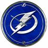 NHL Tampa Bay Lightning Chrome Clock view 1