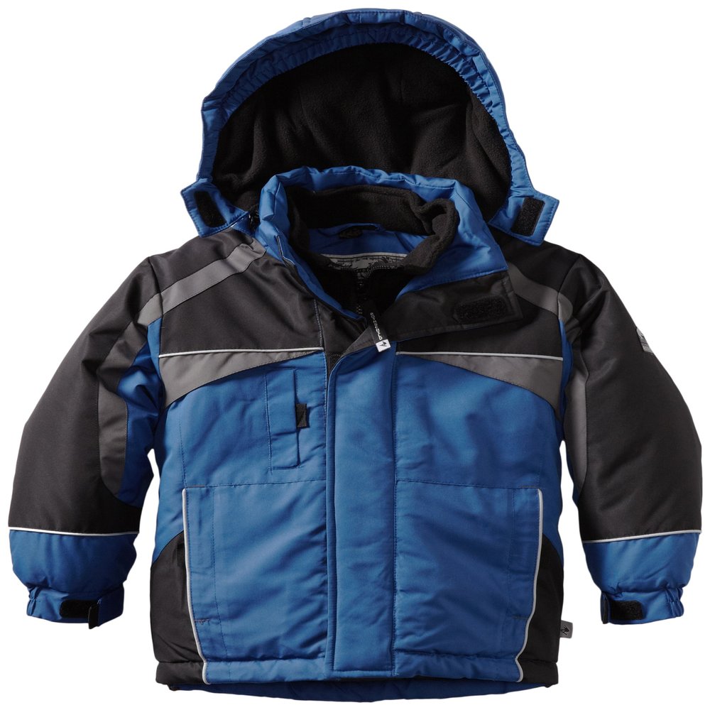 Rothschild Little Boys' Snowboard Jacket with Attached Vest, Cobalt, Large
