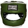 Deluxe Full Face GelTech Sparring Headgear for Boxing, Muay Thai, MMA, Kickboxing (Large, Marine Green/Black) view 3