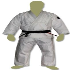 Premium Brazilian Jiu Jitsu Kimonos - White, Blue or Black (A2, White)