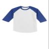 SPORT-TEK Youth Colorblock Raglan Jersey White/Royal view 1