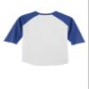 SPORT-TEK Youth Colorblock Raglan Jersey White/Royal view 3