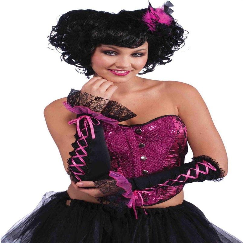 Forum Novelties Burlesque Sleevelete, Purple, Standard