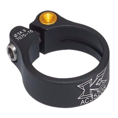 KCNC 653175 Bicycle Lightweight Seatpost Clamp Rhodolite 1.2 inch (31.8 mm), Black