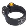 KCNC 653175 Bicycle Lightweight Seatpost Clamp Rhodolite 1.2 inch (31.8 mm), Black view 1