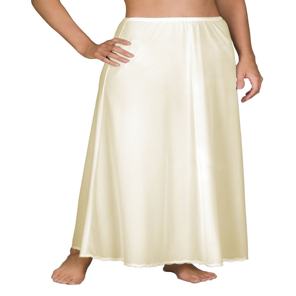 Shadowline 36" Flare Half Slip, Ivory, Small