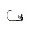 Gambler Big Giggy Jig with 6/0 Hook-Pack of 4 (Black, 3/8-Ounce) view 1