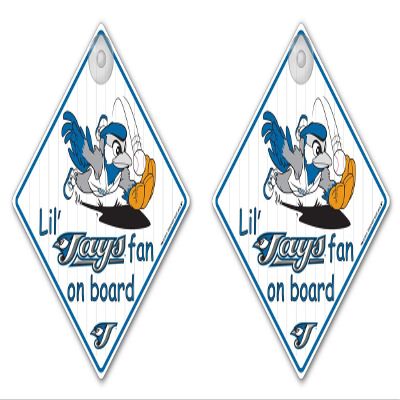 MLB Toronto Blue Jays Lil Fan on Board Signs, Pack of 2
