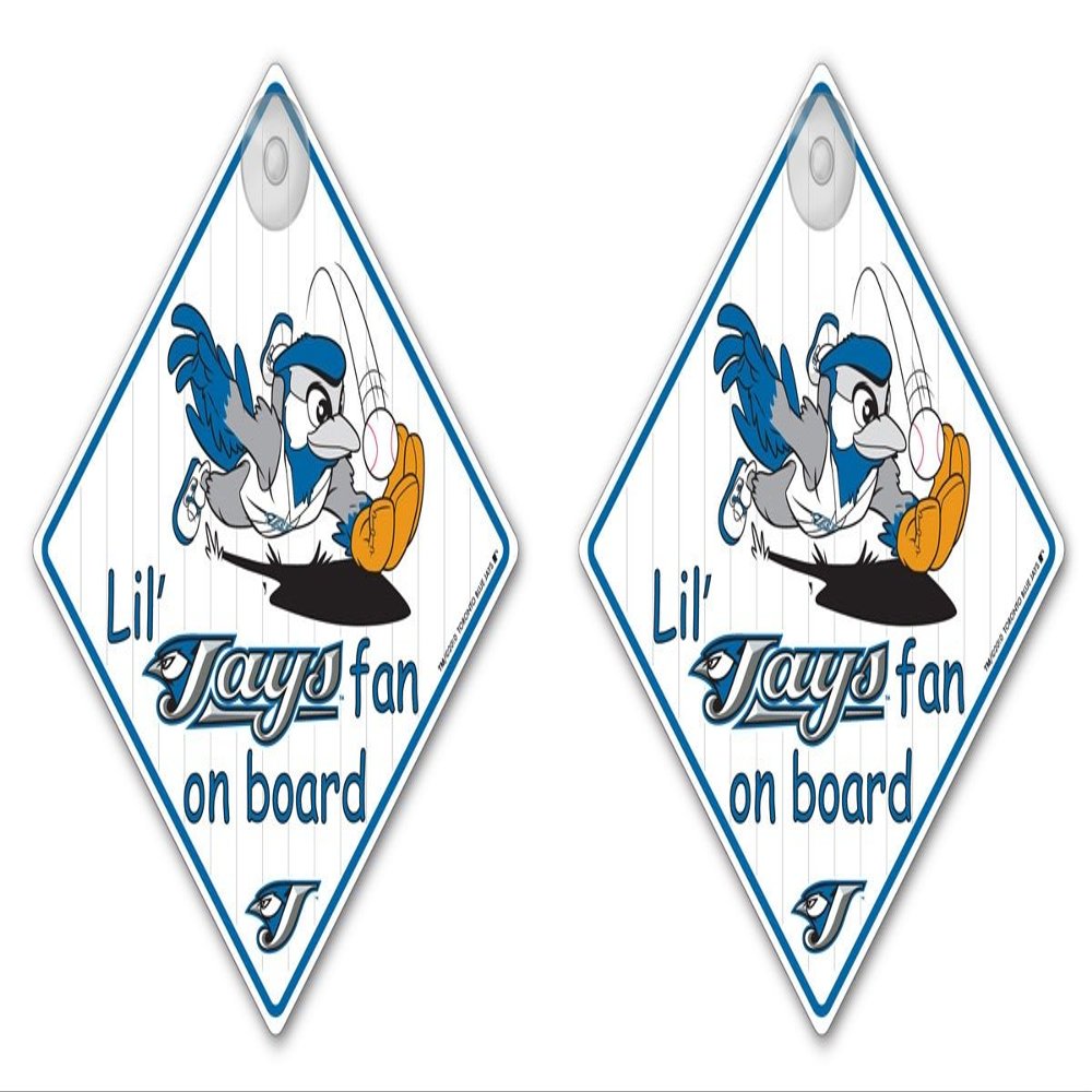 MLB Toronto Blue Jays Lil Fan on Board Signs, Pack of 2
