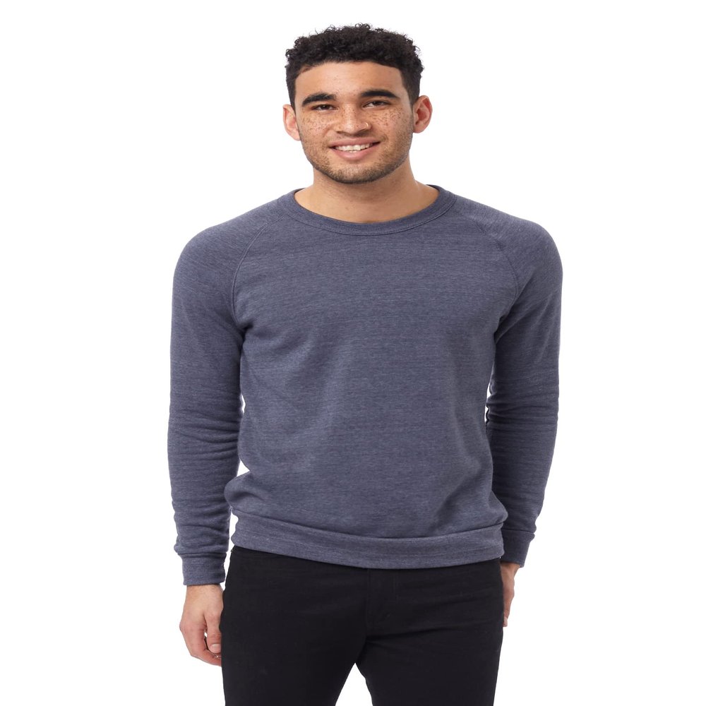 Alternative Men's Big and Tall Champ Fleece Sweatshirt, Eco True Navy, XX-Large