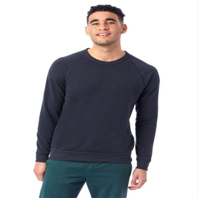 Alternative Men's Big and Tall Champ Fleece Sweatshirt, Eco True Black, XX-Large