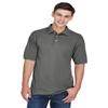 Harriton Men's 5.6 oz. Easy Blend Polo 2XL CHARCOAL view 1