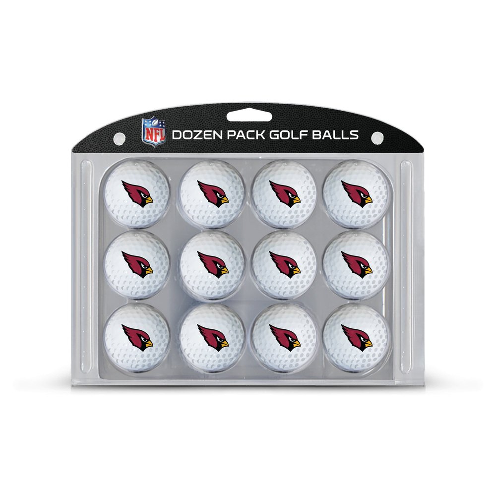 Team Golf NFL Arizona Cardinals Golf Balls, 12 Pack Dozen Regulation Size Golf Balls, 12 Pack, Full Color Durable Team Imprint