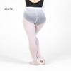 Body Wrappers - Women's Convertible Tights - Ultra Soft, Footed to Footless Style A31 (Large-XL, White) view 2