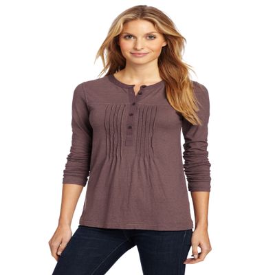 Gramicci Women's Zara Henley Shirt (Sparrow, X-Small)