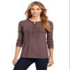 Gramicci Women's Zara Henley Shirt (Sparrow, X-Small) view 1