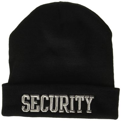 Rapid Dominance Mens Beanie Novelty-knit-caps, Black (Security Beanie)