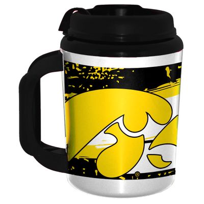 Northwest NCAA Iowa Hawkeyes 34-Ounce Insulated Chugger with Lid and Straw