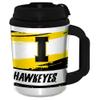 Northwest NCAA Iowa Hawkeyes 34-Ounce Insulated Chugger with Lid and Straw view 2