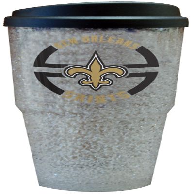 Northwest NFL New Orleans Saints 24-Ounce Crystal Freeze Tumbler with Lid