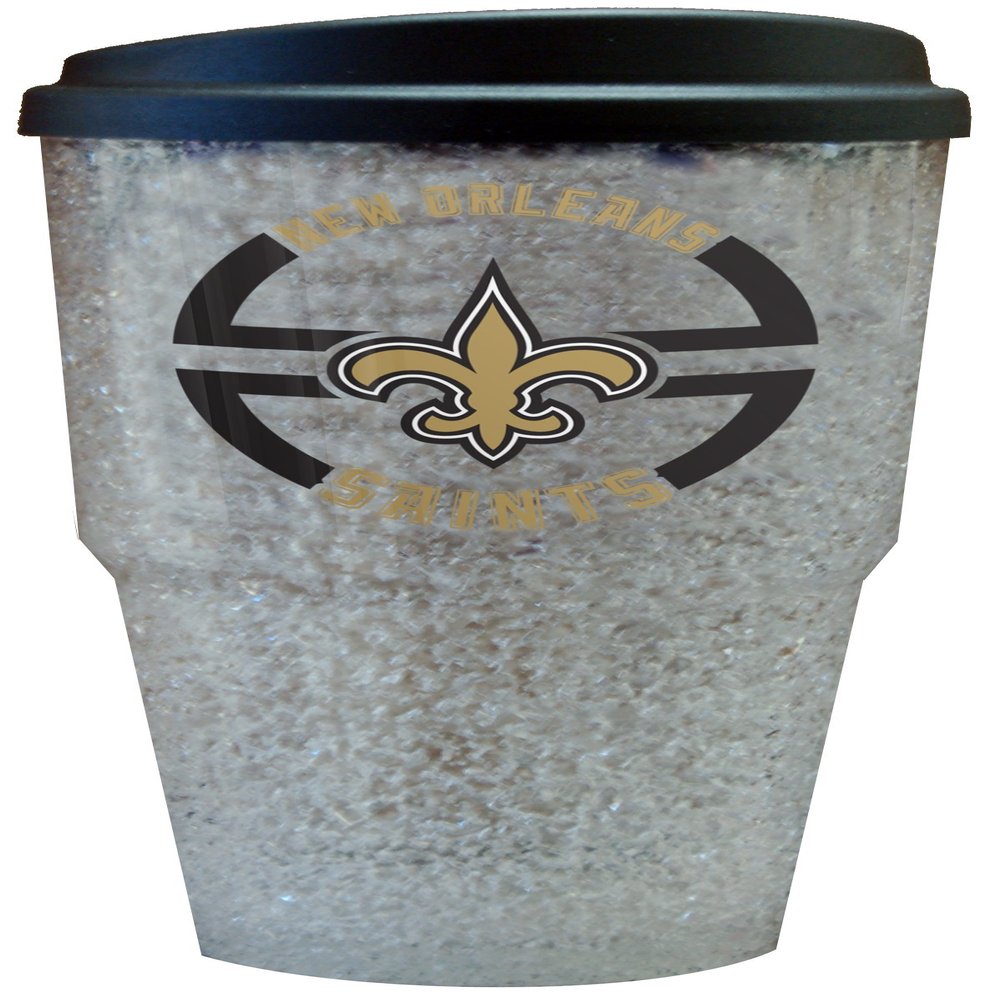 Northwest NFL New Orleans Saints 24-Ounce Crystal Freeze Tumbler with Lid