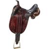 Australian Outrider Stock Poley Saddle - Brown - Large view 1