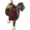 Australian Outrider Stock Poley Saddle - Brown - Large view 2