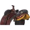 Australian Outrider Stock Poley Saddle - Brown - Large view 4
