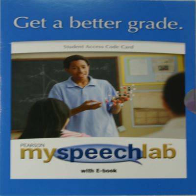 Myspeechlab With Pearson eText - Valuepack Access Card