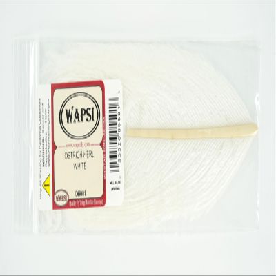 Wapsi Ostrich Herl White - Fly Tying Material - 1 Piece