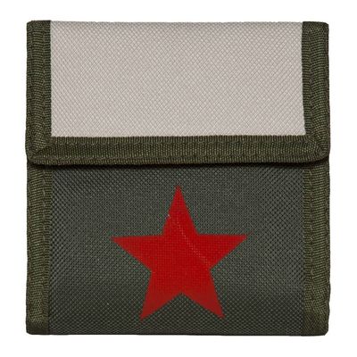 Coool Red Star Army Wallet - Olive
