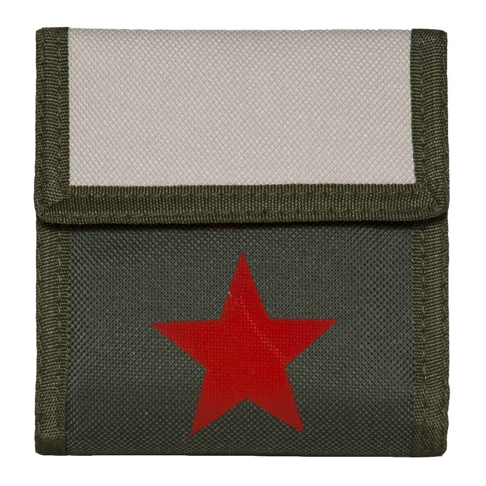 Coool Red Star Army Wallet - Olive