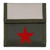Coool Red Star Army Wallet - Olive view 1