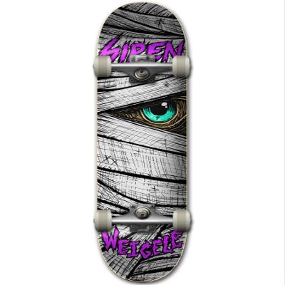 Siren Complete Weigele Lazarus Skateboard Deck (7.75, Gray)