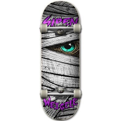 Siren Complete Weigele Lazarus Skateboard Deck (8.25, Gray)