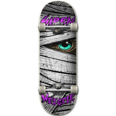 Siren Complete Weigele Lazarus Skateboard Deck (8.25, Gray)