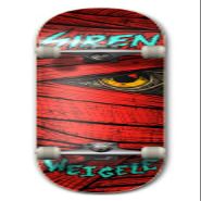 Siren Complete Weigele Lazarus Skateboard Deck (8.5, Red)
