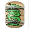 Siren Complete Team Shocker Natural Veneer Skateboard Deck (7.75, Green) view 1