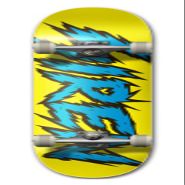 Siren Complete Team Shocker Skateboard Deck (8.25, Blue/Yellow)