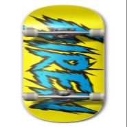 Siren Complete Team Shocker Skateboard Deck (8.25, Blue/Yellow)