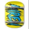 Siren Complete Team Shocker Skateboard Deck (8.25, Blue/Yellow) view 1