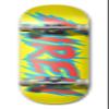 Siren Complete Team Shocker Skateboard Deck (7.75, Yellow/Red) view 1