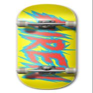 Siren Complete Team Shocker Skateboard Deck (8.25, Yellow/Red)