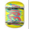 Siren Complete Team Shocker Skateboard Deck (8.25, Yellow/Red) view 1