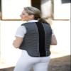 EQUI-TH?ME'Articulated' body protector - adults model - Grey, Black Knit view 1