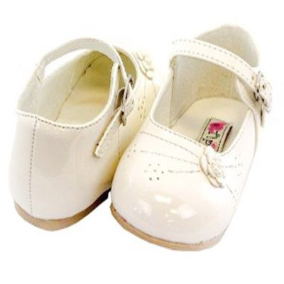 Amanda's Shiny Party Shoes (Infants 1, Ivory)
