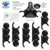 JerseyGenius Adjustable Jersey Display | Shapes to Fit Any Sports Jersey | Jersey Hanger for Wall Display | Sports Display (Single) view 3