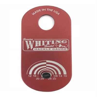 Whiting Farms W-100 Hackle Gauge - Ruby