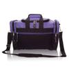 Blank Duffle Bag Duffel Bag in Black and Purple Gym Bag view 2