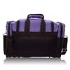 Blank Duffle Bag Duffel Bag in Black and Purple Gym Bag view 4